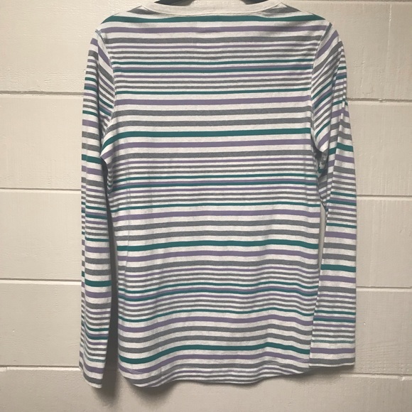 Duluth Trading • Long Sleeve Thermal Stripped Top - Picture 2 of 5